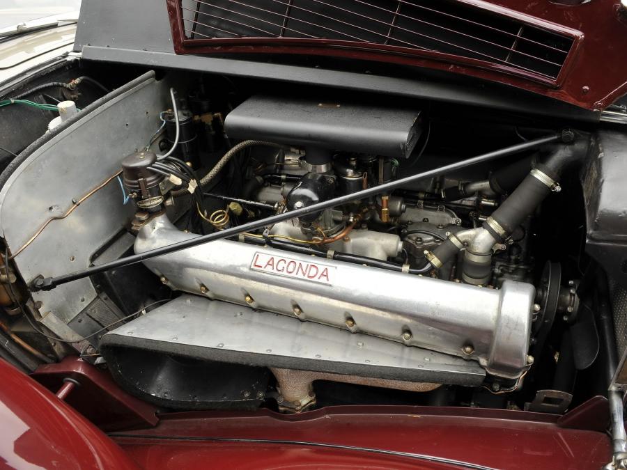 Моторный отсек Lagonda V12 Rapide Drophead Coupe 1938 года  (фото 32 из 33)